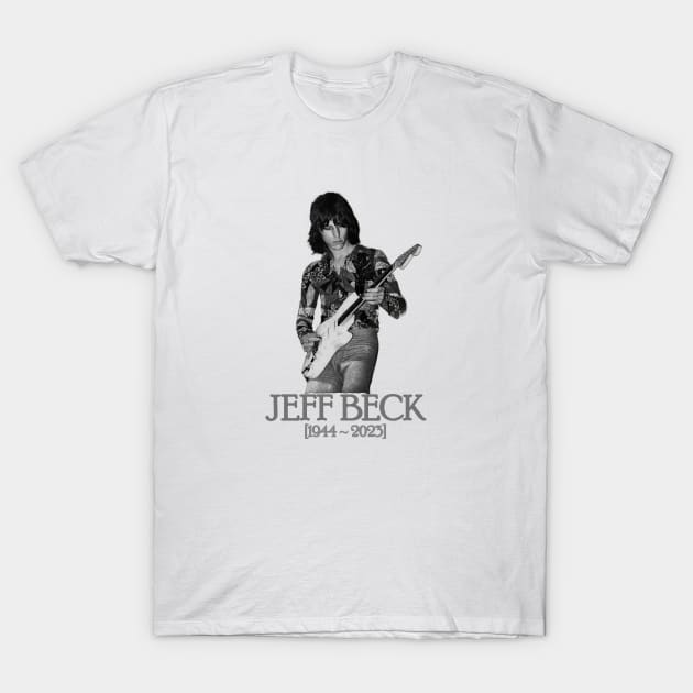 jeff beck 1944 - 2023 T-Shirt by hany moon